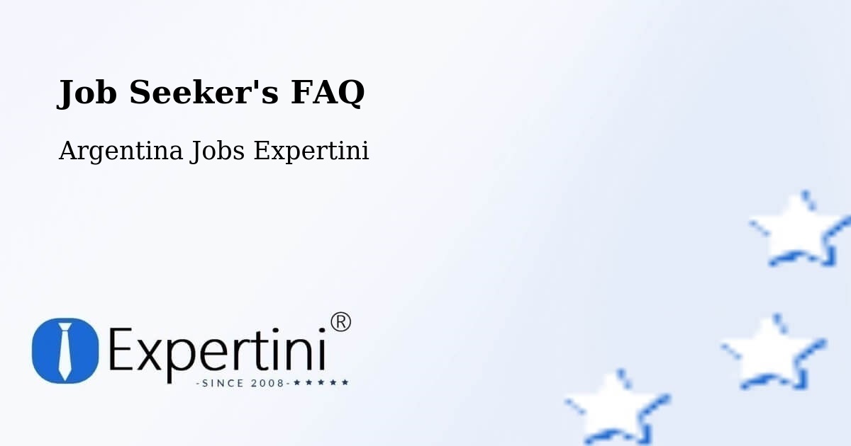 Job Seeker FAQ – Mattaldi - Argentina Jobs Expertini